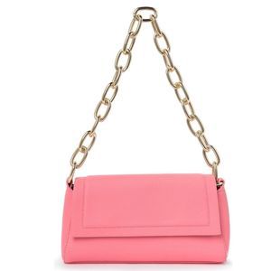HOUSE OF WANT, Vegan Leather Shoulder Bag. Color:PEONY. New With Tag!